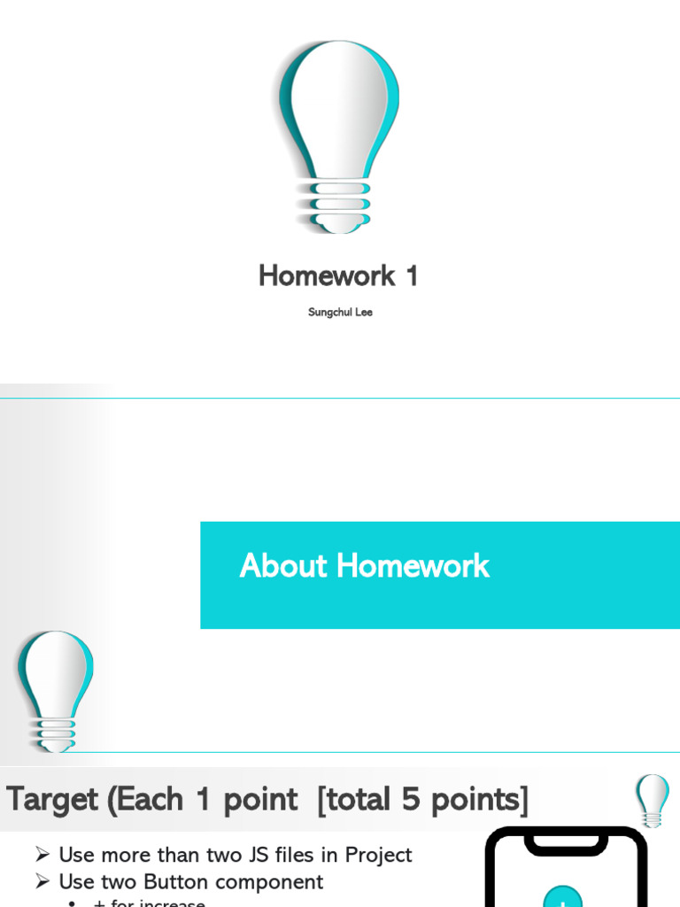 React Native Homework Project Guide | PDF