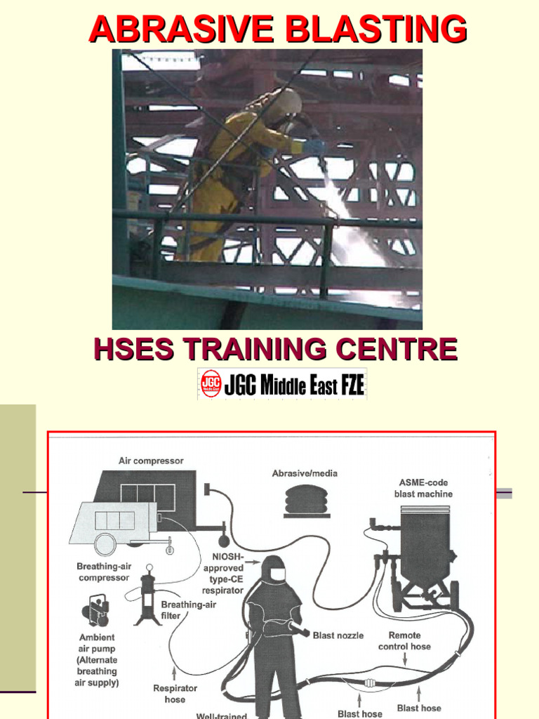 Abrasive Blasting Safety Training Guide | PDF | Abrasive | Silicon Dioxide