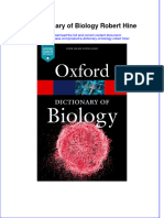 A Dictionary of Biology Robert Hine Download 2024 Full Chapter