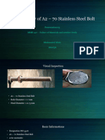 Research and Development of Nut & Bolt
