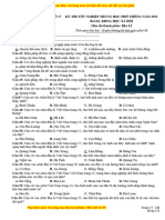 Đề 17. Đề thi thử TN THPT môn Địa Lý theo cấu trúc đề minh họa 2021 - Cô Nhung 3 - có lời giải