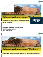 Administration Système Windows 2012 R2 - CH1 2021