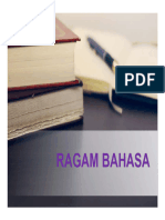 Makalah Ragam Bahasa