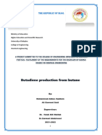 Butadiene Production Report