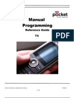 Manual Programming Reference Guide TX