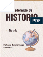 Cuadernillo de Historia 5to 2024