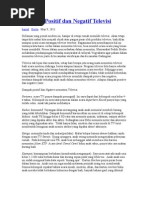 Download Dampak Positif Dan Negatif Televisi by MaXmun SEeker SN72663184 doc pdf