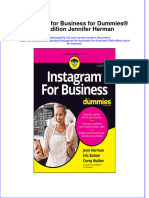 Instagram For Business For Dummies 2Nd Edition Jennifer Herman Download 2024 Full Chapter