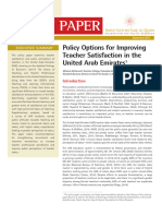 6-Policy Options for Improving Teacher Satisfaction