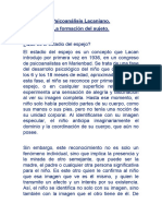 Psicoanálisis Lacaniano-La Formación Del Sujeto