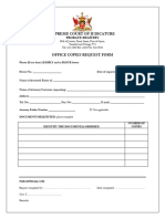 Office Copies Request Form