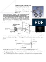 Exercices Diffraction