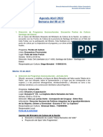 Agenda DNDYCC - 08.04 Al 14.04