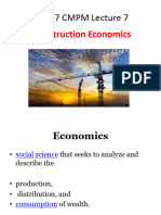 CMPM Lecture 7 Economics
