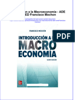 Introduccion A La Macroeconomia Ade Uned Francisco Mochon download 2024 full chapter