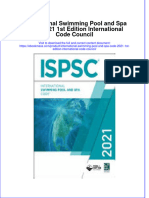 International Swimming Pool and Spa Code 2021 1St Edition International Code Council Download 2024 Full Chapter