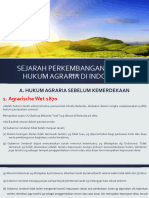 Sejarah Perkembangan Politik Hukum Agraria Di Indonesia