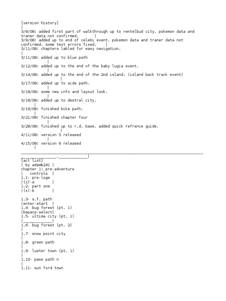 Walk Through V | PDF | Pokémon | Nintendo Franchises