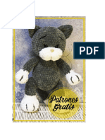 Felpa Lindo Gato Amigurumi PDF Patrones Gratis en Espanol