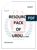 Urdu GRD 6 3rd Term Resource Pack2023-24