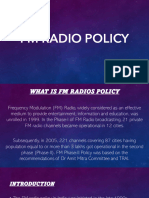 FM Radio Policy