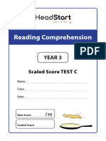 Y3 RC Scaled Score Test C