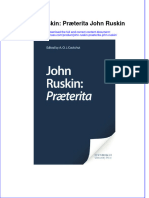 John Ruskin Praeterita John Ruskin Download 2024 Full Chapter