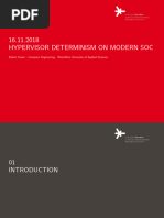 Hypervisor Determinism On Modern SoC