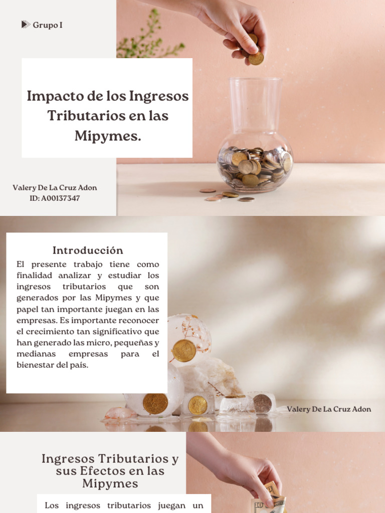 Impacto de Ingresos Tributarios en Mipymes | PDF