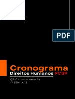 Cronograma Direitos Humanos PCSP - Informativosemdia