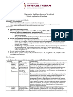 Elbow Forearm Wrist Hand Worksheet 2023