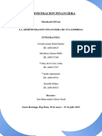 La Administración Financiera de Una Empresa - 1