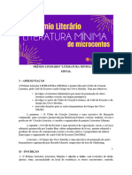 Edital Premio Literatura Mininima 2021