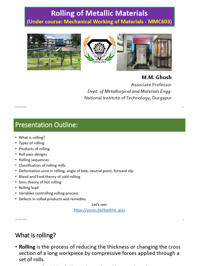 ROLLING - MMC602 - Online Class - Final Version - ROLLING | PDF ...