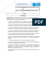 Cuestionario de Análisis de La Constitución de Guatemala II UMG