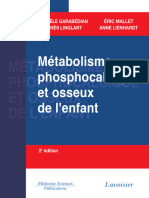 Métabolisme Phosphocalcique Et Osseux de L'enfant 2011
