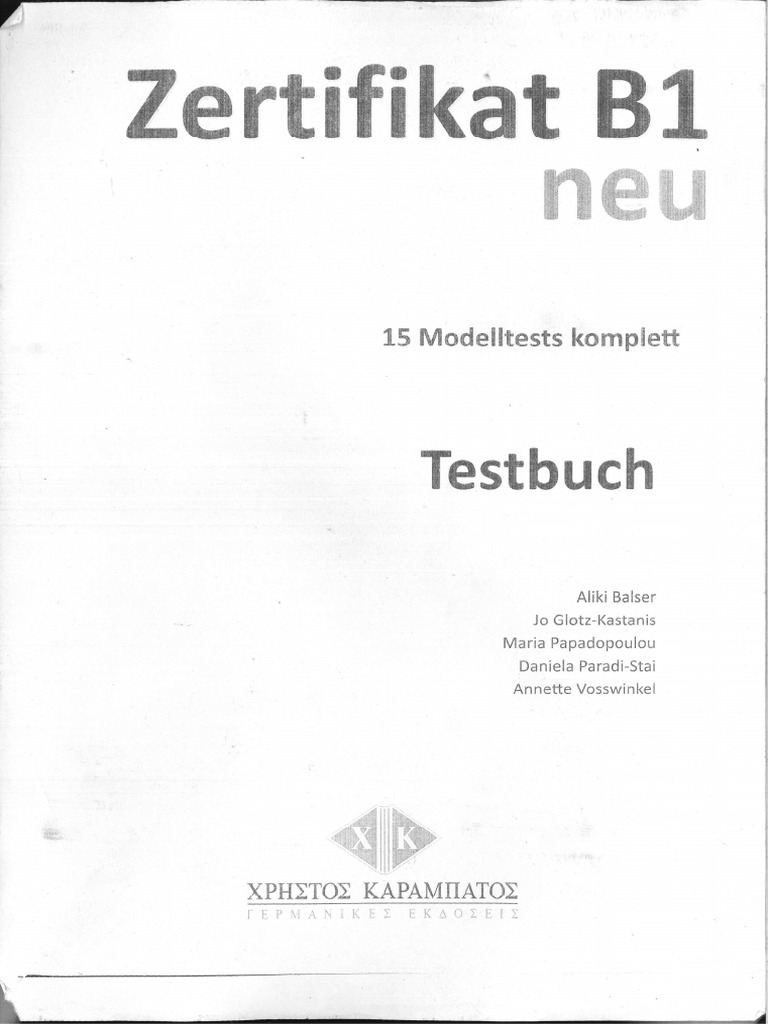 Testdaf B1 Modelltest Pdf