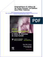 Atlas Photographique Et Videos De Dissection Du Corps Humain 1St Edition Klaus Peter Valerius download 2024 full chapter