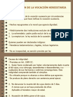 Cap. II. - Exclusión de La Vocación Hereditaria.