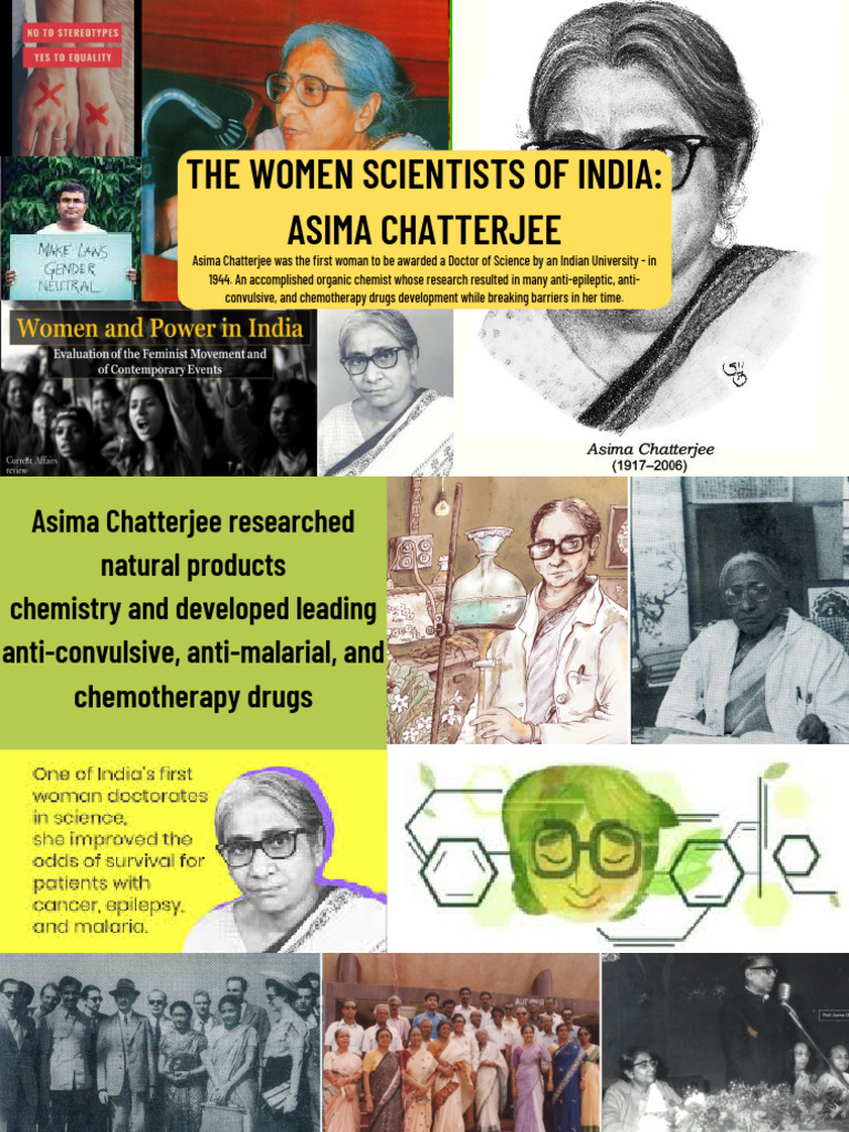 Asima Chatterjee: Pioneer Woman Scientist | PDF