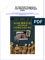 Auschwitz Die Erste Vergasung Gerucht Und Wirklichkeit Mattogno Carlo Download 2024 Full Chapter