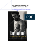 Bartholome Empire French T 1 French Edition Penelope Sky Download 2024 Full Chapter