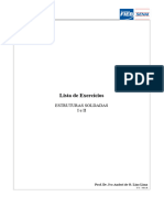 Lista de Exercício - Estruturas Soldadas I e II