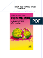 La Invencion Del Sonido Chuck Palahniuk Download 2024 Full Chapter