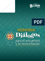 Memoria Del Proceso de Diálogo