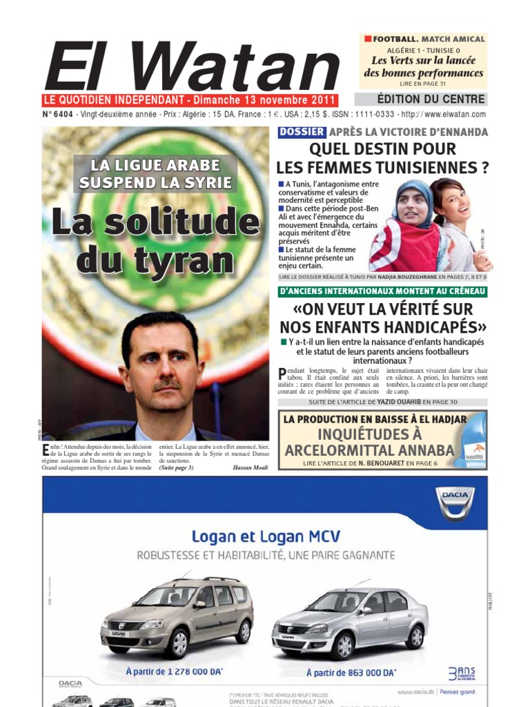 Vérité sur enfants handicapés de footballeurs | PDF | Ali Abdallah ...