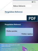 Pertemuan 6 - Pengolahan Referensi (Daftar Rujukan) 2020