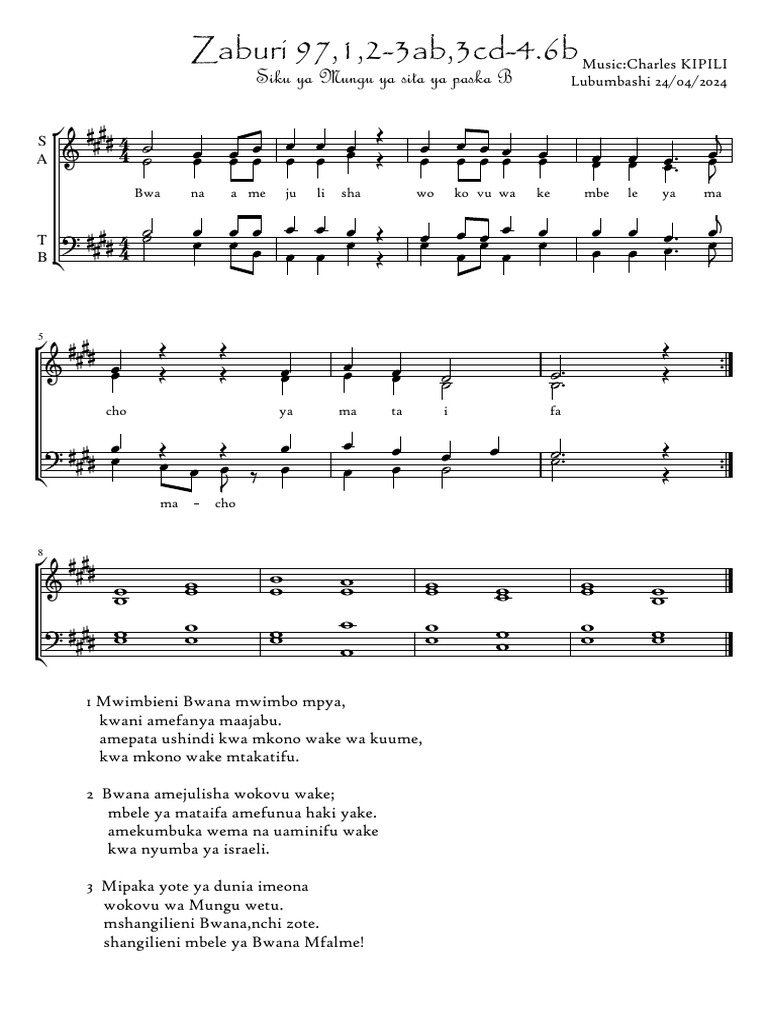 Zaburi 97 1 2 3ab 3cd 4a 6b pdf