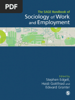 Stephen, E. Gottfried, H. Granter, E. (2016) - The Sage Handbook of The Sociology of Work and Employment