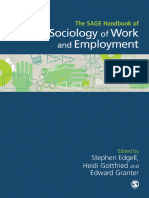 Stephen, E. Gottfried, H. Granter, E. (2016) - The Sage Handbook of The Sociology of Work and Employment